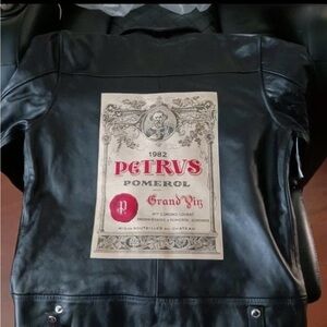 Genuine Black Leather Pomeral Jacket BNWT